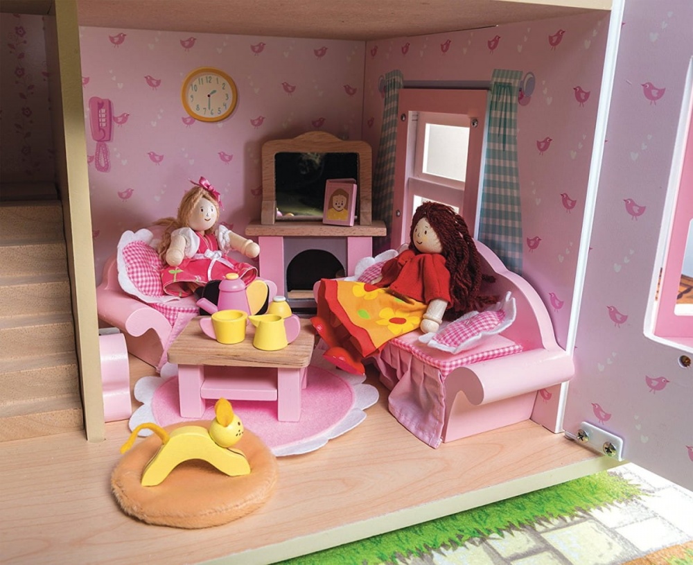 мебель для кукольного домика из пластилина